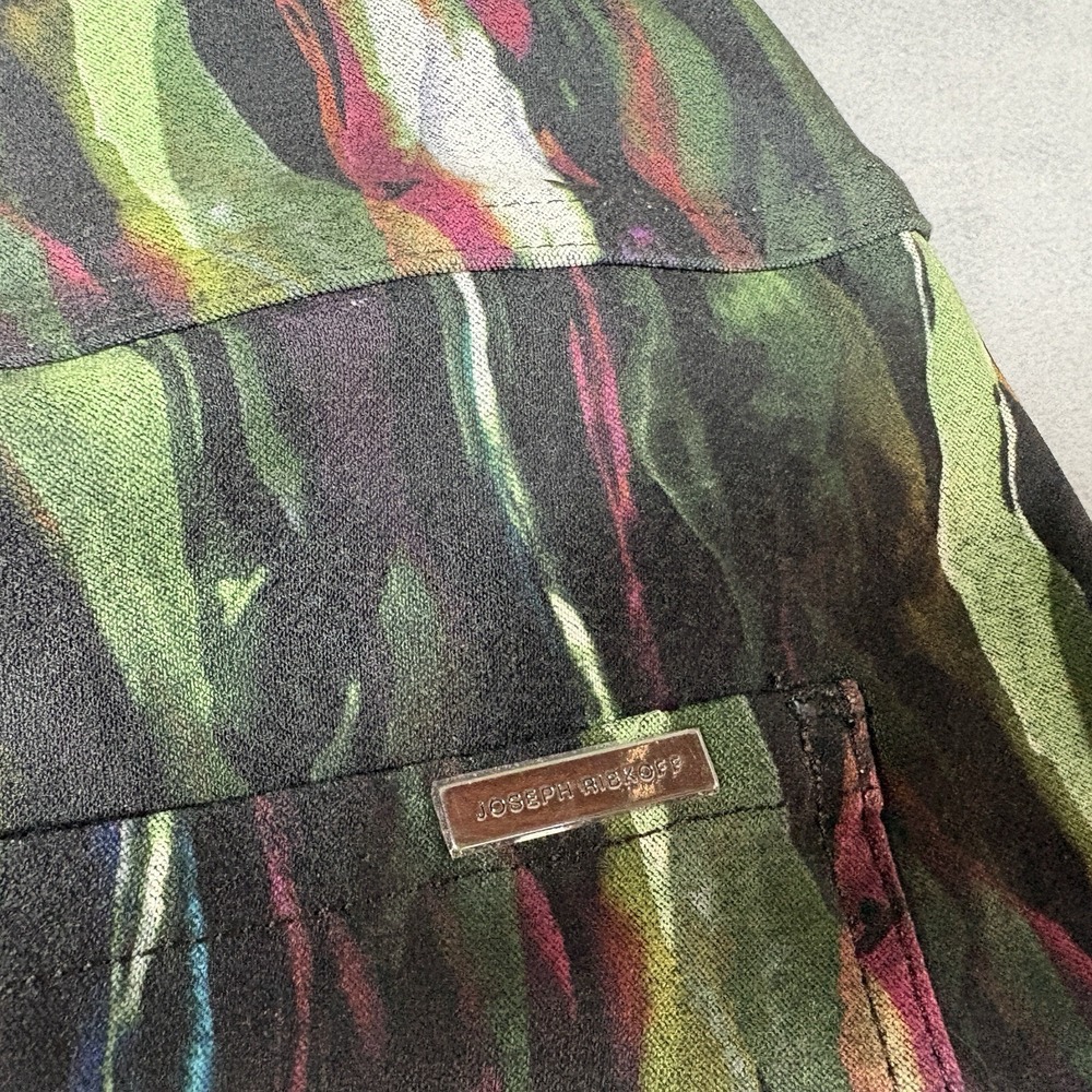 NEW Joseph Ribkoff Size 14 Abstract Print Classic Slim Pull-On Pants $205 - Picture 6 of 12
